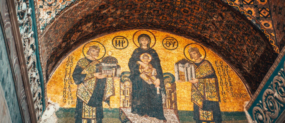 The Hagia Sophia, once the largest church in Christendom
